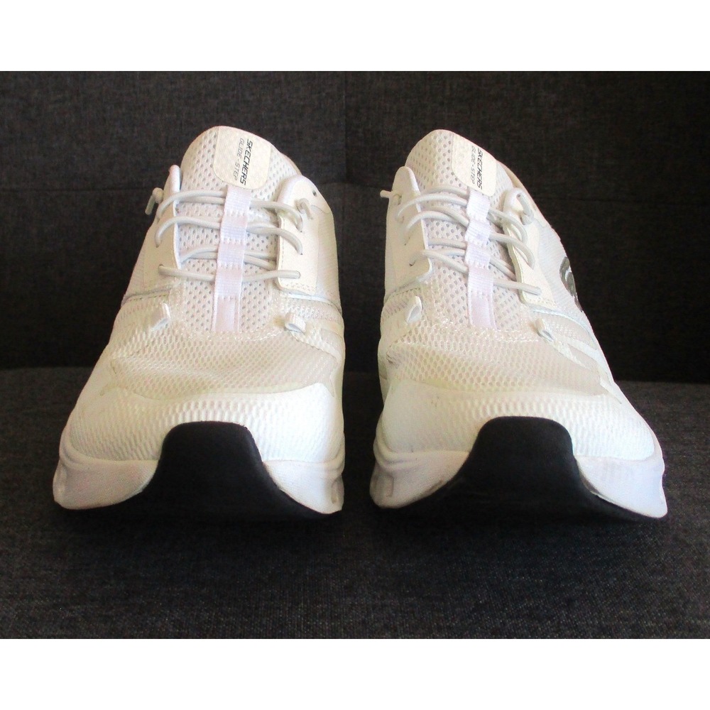 Skechers Hands Free Slip-ins Glide-Step White Sneakers 150420 Women's 10 - Picture 4 of 11